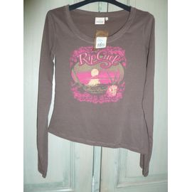 T-Shirt / Sweat Manches Longues Marron Neuf Taille 36 Marque : Rip Curl