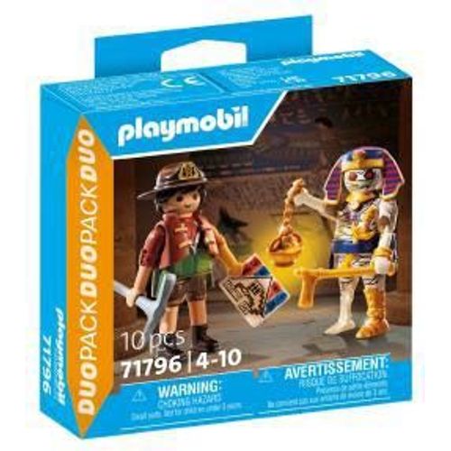 Playmobil History 71796 - Chasseur De Trésors Avec Momie - Duo Pack