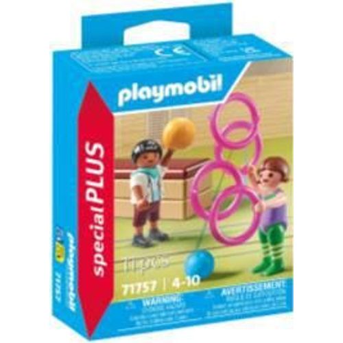 Playmobil Special Plus 71757 - Duo D'enfants Avec Matériel De Gymnastique