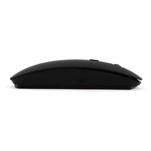 iggual BOM-1600DPI - Souris - mince - droitiers et gauchers - optique - 4 boutons - sans fil - Bluetooth 3.0 - noir - boîte de suspension