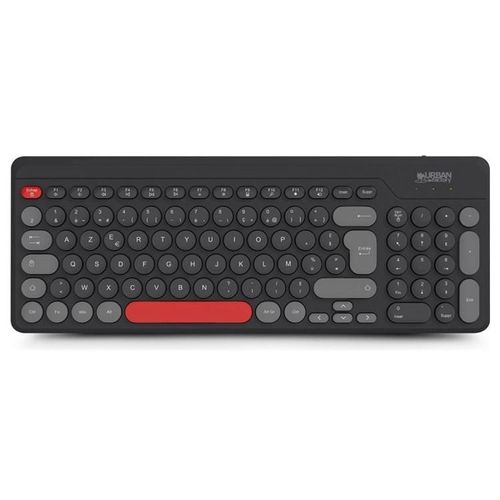 Urban Factory Onlee Color - Clavier - compact - sans fil - 2.4 GHz - AZERTY - Français - noir