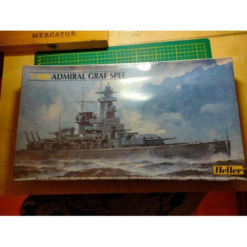 Maquette Heller 1/400 : Graf Spee-Heller