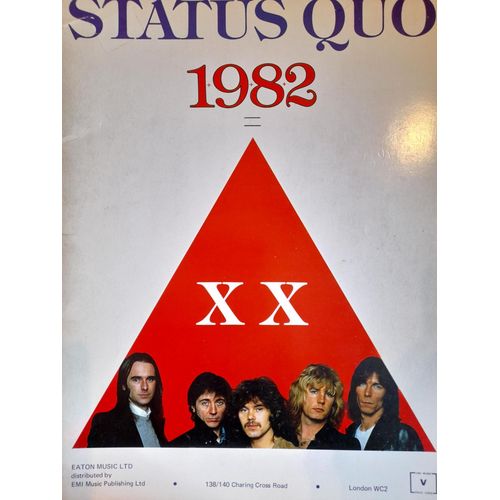 Status Quo 1982. Partitions Guitare Et Tablatures.