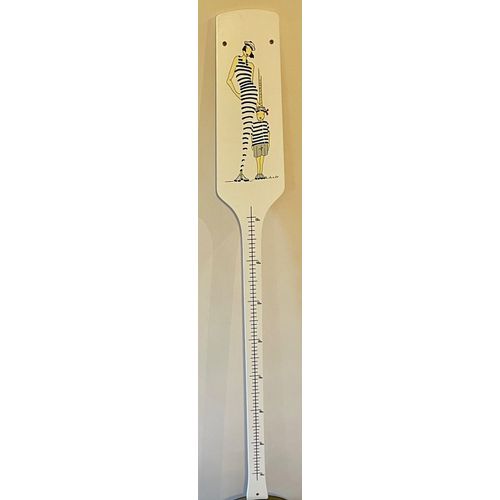 Toise En Bois En Forme De Rame, 120 Cm Pour Chambre D'enfant - Échelle De 80 Cm À 150 Cm - Thème Matelot