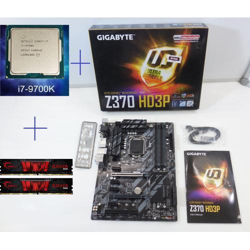 KIT Upgrade Carte mère MB Z370 + Intel I7 9700K + 16go DDR4