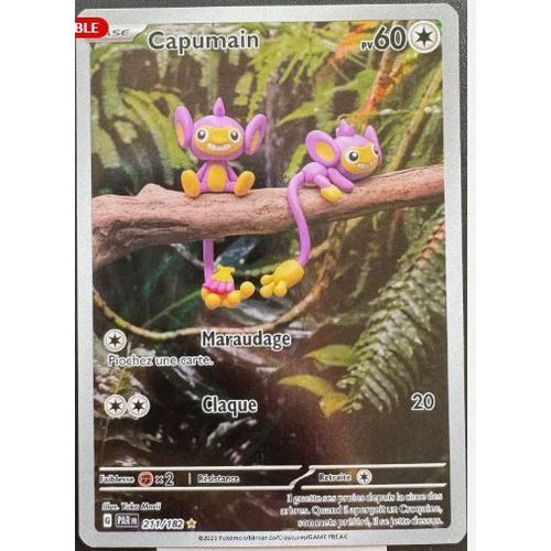 Pokemon Capumain 211 / 182 Secrète Ev4 Ecarlate Et Violet