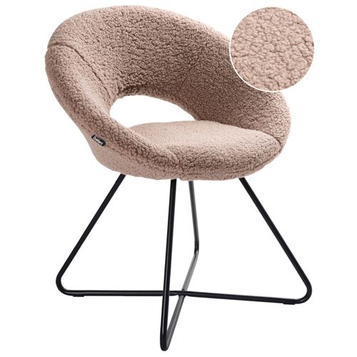 Chaise De Salle À Manger Rachel Bouclé Taupe