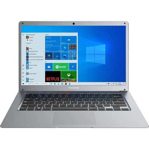 PC Portable Notebook - THOMSON - TH14C128 - Ecran 14¿¿ HD - Celeron N3350 - RAM 4Go - SSD 128Go - W10s Argent