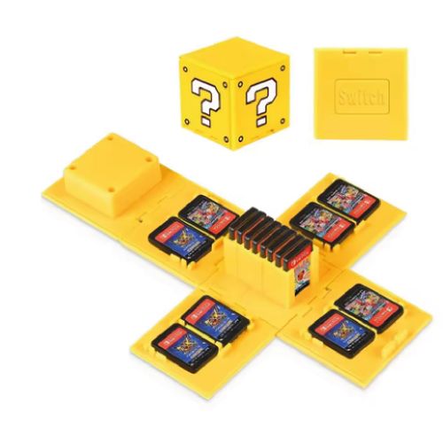 Nintendo Switch 1 Boite De Rangement Mario 16 Emplacements