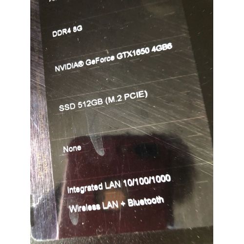 PC Gamer Intel Core i7 - Ram 8 Go - SSD 512 Go