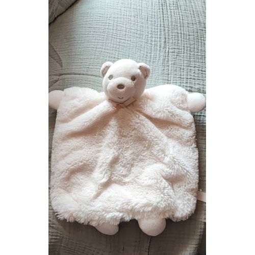 Doudou Ours Plat Blanc Kaloo