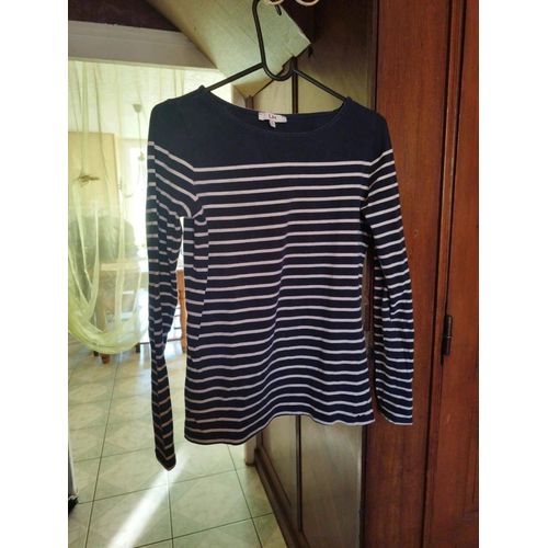 T-Shirt Manches Longues Rayures La Halle S/36