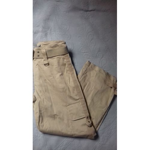 Pantalon Treillis Ici Et Maintenant Sable Taille 36