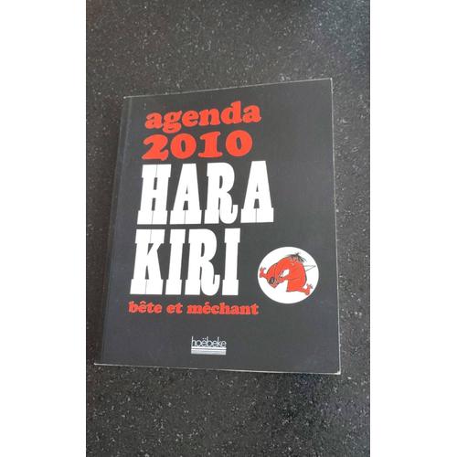 Agenda 2010 Hara Kiri Éditions Hoëbeke