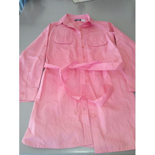 Chemise Active Wear Coton 10 Ans Rose