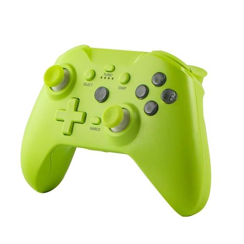Manette De Jeu Sans Fil Pour Android, Ios, Pc, Ps3, Ps4, Contrôleur De Jeu Bluetooth, Gyroscope 6 Axes, Fonction Continue, Touriste, Moteur, Vibration-Green