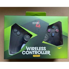 Joystick Sans Fil Bluetooth P4, Manette De Jeu, Manette De Jeu 6 Axes Pour P4, P4 Slim, Pc, Steam, Ipad, Tablette, Android-Black