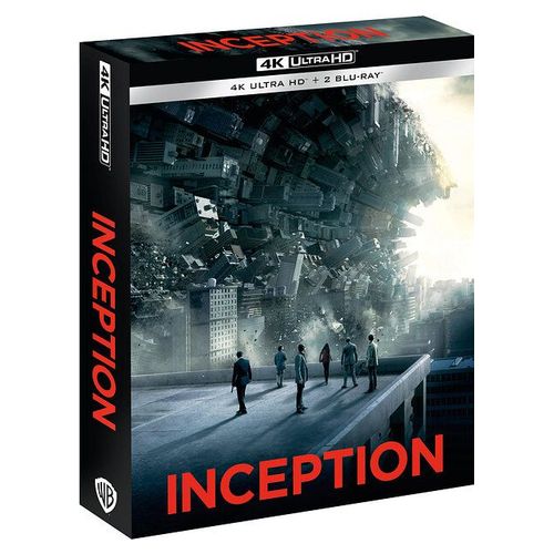Inception - Édition Collector 4k Ultra Hd + Blu-Ray + Blu-Ray Bonus - Boîtier Steelbook + Goodies