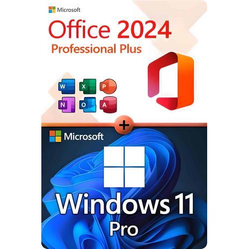 Super Pack - Office 2024 Pro Plus + Windows 11 Pro En Téléchargement