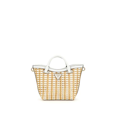 Sacs à main Guess Atalia Crossbody Buc Natural/White WG964775