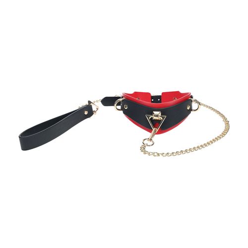 Collier Avec Laisse Collection Milan Rouge - Ouch - Rouge