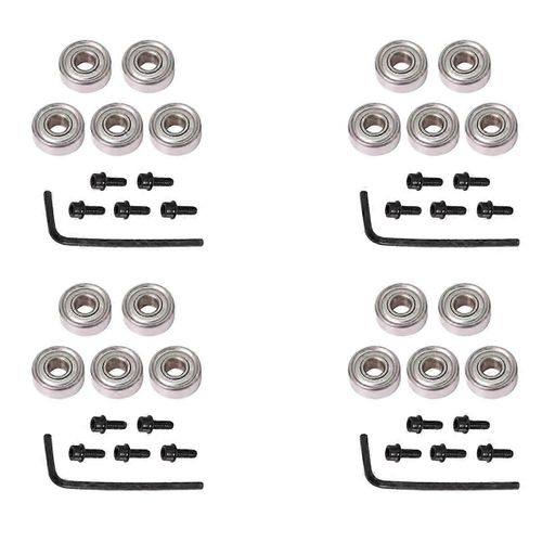 20x Roulement Supérieur Bit De Routeur Tête De Coupe Roulement Ensemble Roulement À Billes Accessoires Kit Intérieur 4.76mm Extérieur