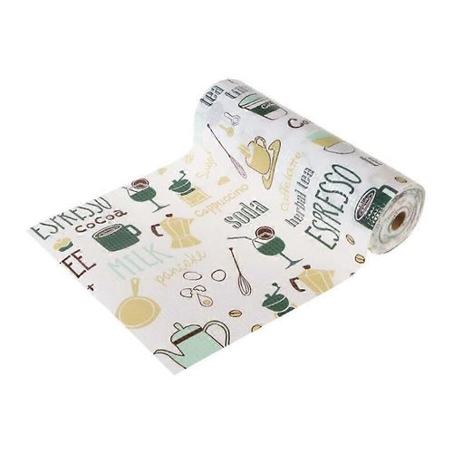 Papier mousse multifonction de doublure d¿étagère de tiroir pour armoires de cuisine, réfrigérateur, tiroirs, armoires (Blu