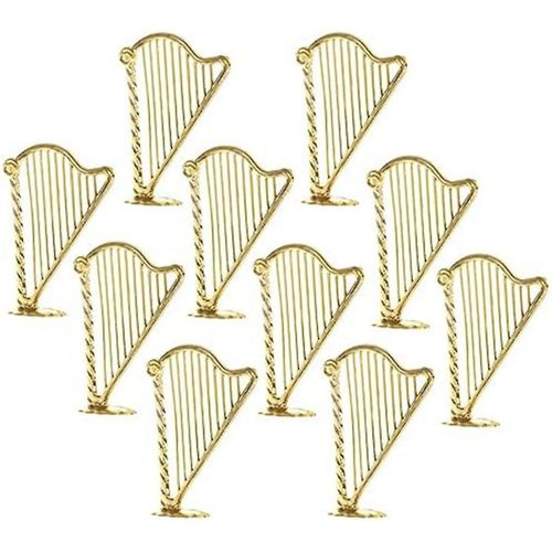 Harpe Miniature, Modèle D¿Instrument De Musique Miniature, Mini Harpe Modèle Pendentif Pour La Musique Party Home Decor