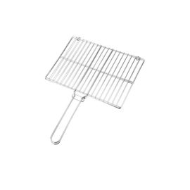 La grille plate Braai maintient solidement les aliments pour griller la cuisson en plein air Barbecue BBQ S