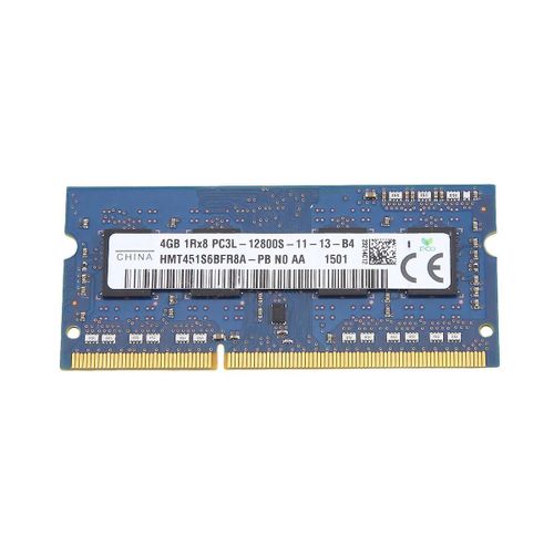 Pour DDR3 4 Go Mémoire RAM pour ordinateur portable 1600Mhz PC3 12800 1RX8 1.35V 8 IC SODIMM Mémoire uniquement pour