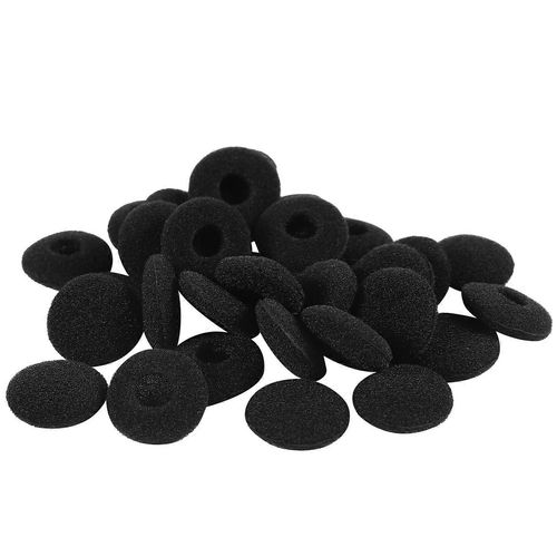 Écouteur de remplacement en mousse souple Housse de casque à roulement en mousse noire