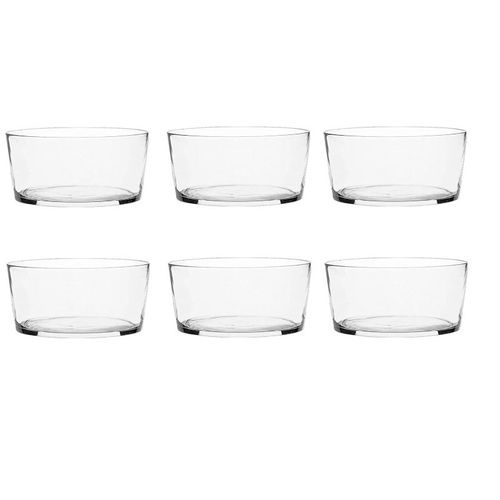 Lot De 6 Gobelets Bas "Bodeg'eau" 24cl Transparent