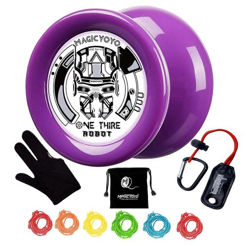 Looping Yoyo Responsive Yoyo D2 One Troisième Roulement À Billes Yoyo Essieu Super Durable Enfants Yoyo, Gant, Str