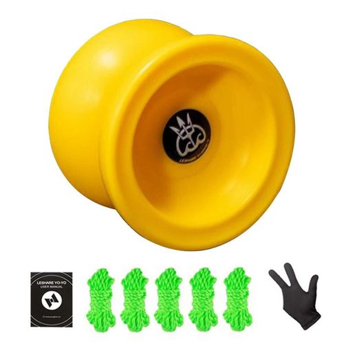 Yoyo Professional No-Response Ball Avec Roulement À Billes, Jaune