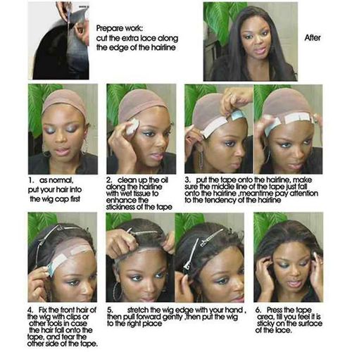 36 Pc/Lot Fixe Perruques Ruban Double Adhésif Extension Bandes De Cheveux Imperméable À L¿Eau Pour Toupets/Dentelle Perruques Film Avec Ligne De Refendage