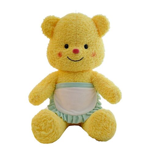 Ours Jaune Beurre Ours Mignon Ours En Peluche Poupée Jouet Cadeau Pour Les Anniversaires, Bar Mitzvahs, Anniversaires Poupée De Chiffon