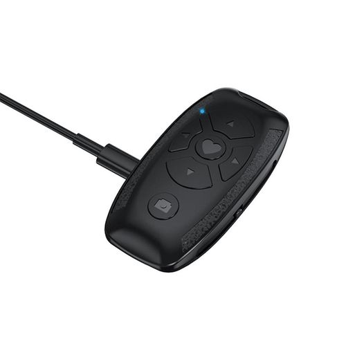 Télécommande Bluetooth rechargeable multifonction pour téléphones, tourne-page de livre électronique et déclencheur d¿appareil photo selfie