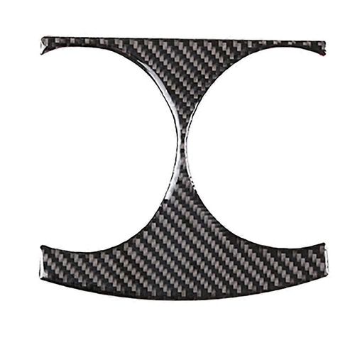 Garniture De Couverture De Support De Tasse De Vitesse Avant En Fibre De Carbone Douce De Voiture Pour L¿Ancien 2006-2012