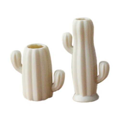 2pcs 1/6 Échelle Miniature Simulation Mini Cactus Vase Maison Décoration Pour Barbies Bjd Poupée Accessoires, C