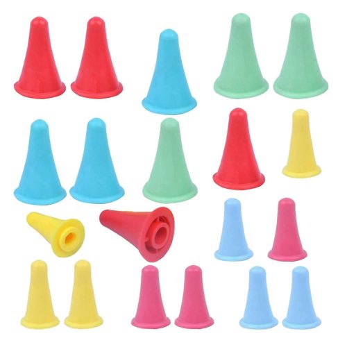 20 Pcs Tricot Aiguilles À Tricoter Point Protecteurs/Bouchons 2 Tailles Pour Tricot Artisanat (Aiguilles Point Pro