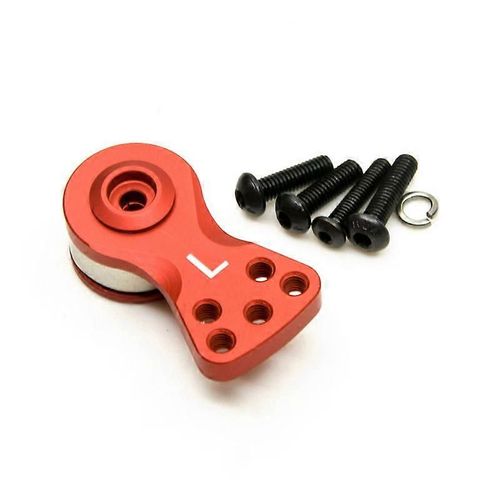 25t Dents Dent Demi Servo Bras Klaxon Pour 1/8 1/10 Rc Voiture Bateau Futaba///Acoms//Aitec//Savox, 21mm Rouge