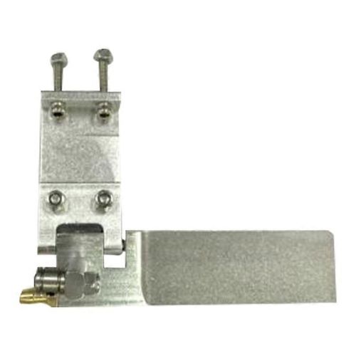 Gouvernail D¿Eau D¿Aspiration En Métal De Marque D¿Alliage D¿Aluminium De 75 Mm De Bateau Rc Pour Bateaux Rc De Télécommande Argent