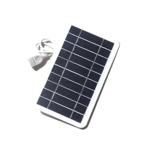 Panneau Solaire Usb 5v Chargeur Solaire De Batterie De Cellules Portables De Camping Étanche En Plein Air Pour Téléphone Portable