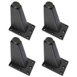 4 Pcs 8cm Réglable Métal Meubles Jambe Épais En Alliage D¿Aluminium Table Armoires Pieds Canapé-Lit Tv Cabine