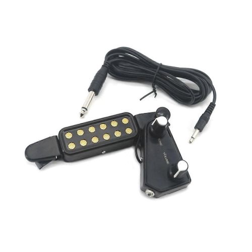 Acoustique Guitare Acoustique Sound Hole Pickup Folk Classical Guitar Pickup Volume Réglable Tone Avec