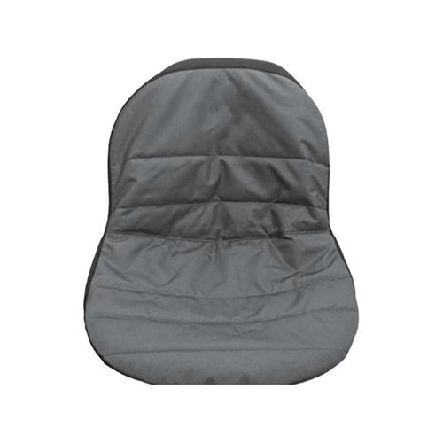 Housse de siège universelle pour tondeuse à gazon autoportée pour tracteur rembourrée pour coussin de confort Pochette de rangement moyenne (gris)