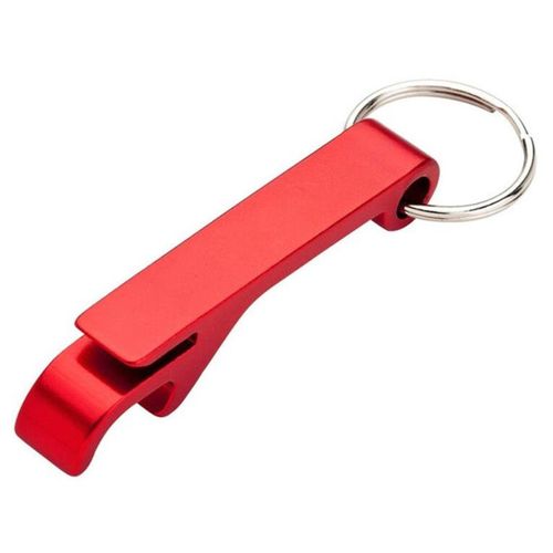Ouvre-Bouteille De Bière Portable En Alliage D'aluminium,Mini Poche,Porte-Clés,Ouvre-Bouteille De Bière,Cadeaux De Fête De Mariage - Type Rouge
