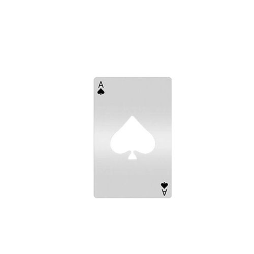 Ouvre-Bouteille De Bière En Acier Inoxydable,Ouvre-Bouteille De Poker,Convient À Votre Sac À Main Et À Vos Poches,10 Pièces - Type Silver
