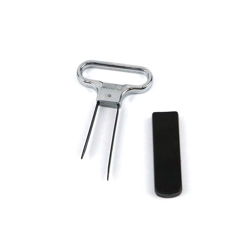 Ouvre-Bouteille De Vin Portable En Métal,Extracteur De Liège À Deux Dents,Vieux Vin Rouge,Tire-Bouchon,Outils De Bar,Hôtel,Maison - Type Black