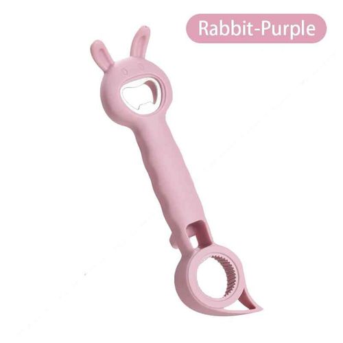 Ouvre-Bouteille En Caoutchouc Et Bois Pour Barman,Décapsuleur Pour Vin,Bière,Soda,Bouchon En Verre,Maison,Cuisine,Bar,Ensemble De 10 Pièces - Type 1pc Purple
